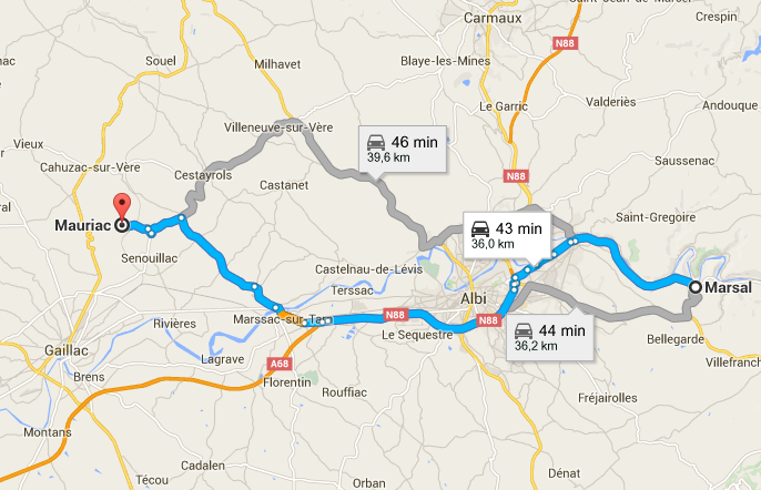 Carte mauriac